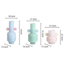 GobekUsa Glass Vase with Ears: Floral Arrangement Accessory