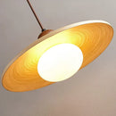 GobekUsa Japanese Style Wooden Pendant Lamp for Bedroom and Restaurant Decor