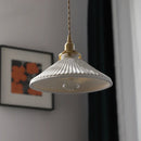 GobekUsa Ceramic LED Pendant Light: Japanese Style, Nordic Design, Modern Living Room Hanging Lamp