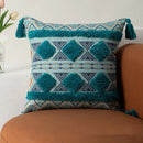 GobekUsa Bohemian Floral Throw Pillow Cover with Tassels