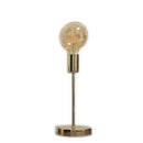 GobekUsa Golden Modern LED Bedside Lamp for College Dorm Study Desk
