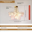 GobekUsa Leafless Crystal Chandelier: Modern French Living Room & Bedroom Lighting