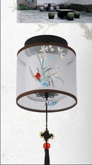 GobekUsa Chinese Style Ceiling Lamp, Creative Warm Light for Hotel Villa Corridors