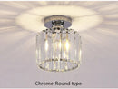 GobekUsa Crystal LED Ceiling Light Modern Home Decor Fixture for Living Room Kitchen Hallway