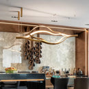 GobekUsa Lip Shaped Chandelier: LED Lighting for Exhibition Hall, Living Room, Restaurant & Clothing Store
