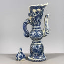 GobekUsa Blue & White Dragon Pattern Qing Dynasty Qianlong Porcelain Pot