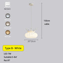 GobekUsa Gold Crown Pendant Light: Luxe Cloud Hanging Lamp for Children's Bedroom and Living Room