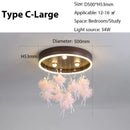 GobekUsa Dancing Girl LED Chandelier: Modern Kids Room Light, Cartoon Ceiling Lamp
