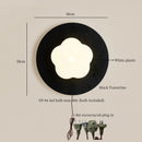 GobekUsa Black Travertine LED Wall Lights Modern Home Decoration Bedside Lamps