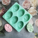 GobekUsa Bee Silicone Soap Mold: 6 Styles for Handmade Treats & Baking