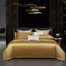 GobekUsa 1000TC Egyptian Cotton Embroidery Bedding Set with Duvet Cover, Sheet, Pillowcase