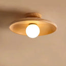 GobekUsa Japanese Style Wooden Ceiling Lamp for Home Decor