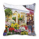 GobekUsa Christmas Short Plush Pillowcase 45x45cm Home Decor