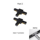 GobekUsa Aluminum Track Rails for LED Spotlights with T-L Connector