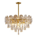 GobekUsa Lotus Crystal Chandelier: Modern Luxury Lighting for Home, Restaurant, Hotel