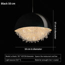 GobekUsa Crystal Chandelier: Nordic Luxury Lighting for Living Room, Bedroom, and Dining Area