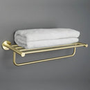 GobekUsa Brushed Gold Bathroom Hardware Set with Stainless Steel Towel Bar & Paper Holder