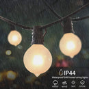 GobekUsa LED Globe String Lights with E12 Base for Outdoor Patio Garland