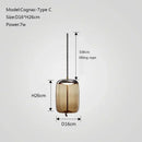 GobekUsa Glass Knot Pendant Chandelier Light for Bedroom Kitchen Dining Room