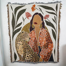 GobekUsa Gothic Thread Blanket Throw Tapestry - Versatile Home Decor & Outdoor Essential