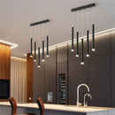 GobekUsa Glossy Cylindrical Chandelier for Bar, Restaurant, Bedside, and Company Front Desk