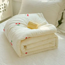 GobekUsa Double Layer Yarn Summer Quilt: Super Soft Skin-friendly Comforter Blanket