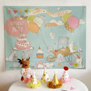 GobekUsa Birthday Wall Tapestry Decoration Party Bedroom Hanging Cloth