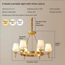 GobekUsa Copper American Chandelier: Luxury Modern Living Room, Dining Room, Bedroom Light