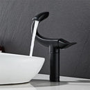 GobekUsa Black Gold Brass Bathroom Faucet Mixer Sink Tap Deck Mounted Chrome Gray