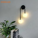 GobekUsa Glass Ball LED Wall Lamp for Modern Living Room Decor