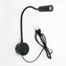 GobekUsa Bronze Gooseneck LED Wall Lamp Bedroom Bedside Sconce Spot Lighting