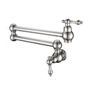 GobekUsa Brushed Gold Pot Filler Tap Wall Mounted Kitchen Faucet Single Cold Spout