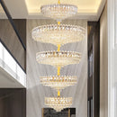 GobekUsa Crystal Living Room Chandelier: Modern Luxury High-Rise Villa Personality Creative Hotel Décor