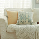 GobekUsa Geometric Chenille Throw Pillowcase: Hidden Zipper Cushion Cover for Home Decor