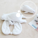 GobekUsa Cute Plush Animal Neck Pillow for Comfortable Travel & Office Rest