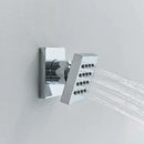 GobekUsa Brass Square Body Spray Shower Jets for Luxury Spa Massage Experience