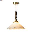 GobekUsa Glass LED Pendant Flower Lampshade for Bedroom & Living Room Decor