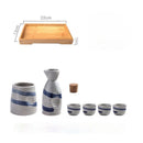 GobekUsa Ceramic Wine Sake Set with Heater and Dispenser