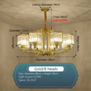 GobekUsa Crystal Chandelier Villa Living Room Lighting
