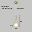 GobekUsa LED Pendant Lights with G9 Bulb for Indoor Chandelier