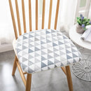 GobekUsa Cotton Hemp Dining Chair Cushion - Nordic Print, Non-Slip, Comfortable Office & Living Decor