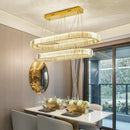 GobekUsa Crystal Pendant Chandelier Modern LED Ceiling Light Fixture