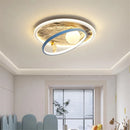GobekUsa Kids Moon Astronaut LED Ceiling Light for Eye Care in Blue Pink Carton Theme