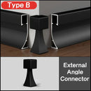 GobekUsa LED Skirting Profile: Hidden Corner Recessed Aluminum Baseboard Light Strip