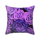 GobekUsa Blue Purple Polyester Pillow Case Throw Pillow Cover for Home Office Bedroom Sofa