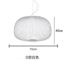 Spokes Birdcage Pendant Light in Polished Chrome