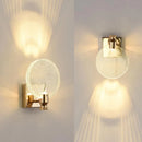 GobekUsa Gold LED Crystal Wall Sconce for Modern Bedroom Bathroom Living Room Lighting