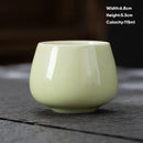 GobekUsa Ceramic KungFu Tea Cup Small Coffee Cups Porcelain Teacup Pottery Water Cup