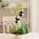 GobekUsa Cute Panda Plush Clip-On Pendant - Small Funny Bedroom Decoration