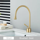 GobekUsa Gold Tall Basin Faucet, 360 Swivel Waterfall Mixer for Bathroom Washbasin